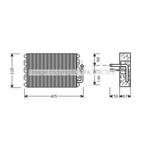 Verdampfer, Klimaanlage MSV019