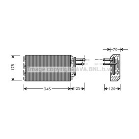 Verdampfer, Klimaanlage MSV049