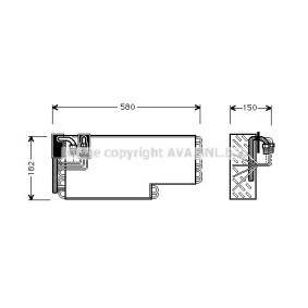 Verdampfer, Klimaanlage MSV269