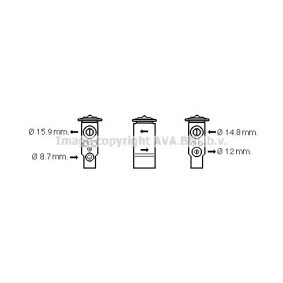 Acquista Valvola espansione climatizzatore da PRASCO MT1238 a buon mercato per soli 38,04 €