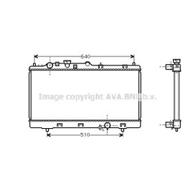 Achetez des Radiateur du moteur PRASCO MZ2151 à prix pour 89,32 €