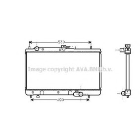 Achetez des Radiateur du moteur PRASCO MZA2071 à prix pour 118,80 €