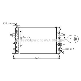 Achetez des Radiateur du moteur PRASCO OL2482 à prix pour 105,88 €