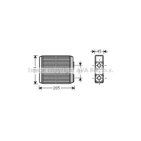 Acquista Scambiatore calore per riscaldamento abitacolo da PRASCO OL6403 a buon mercato per soli 116,17 €