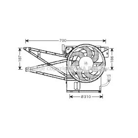 Kühlerlüfter OL7515 von PRASCO günstig für 121,13 € online kaufen