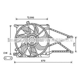 Kühlerlüfter OL7603 von PRASCO günstig für 139,69 € online kaufen