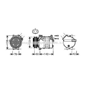 Acquista Compressore aria condizionata da PRASCO OLK543 a buon mercato per soli 589,74 €