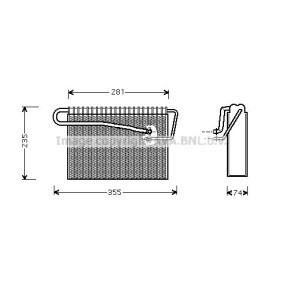 Verdampfer, Klimaanlage OLV167