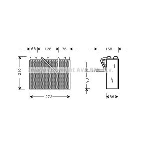 Verdampfer, Klimaanlage OLV300 für Vectra C CC (Z02) für 112,71 CHF