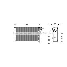 Acquista Scambiatore calore per riscaldamento abitacolo da PRASCO PE6100 a buon mercato per soli 23,75 €
