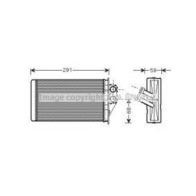 Acquista Scambiatore calore per riscaldamento abitacolo da PRASCO PE6228 a buon mercato per soli 95,44 €