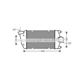 Köp Intercooler av PRASCO PR4058 till det låga priset 7388,03 kr
