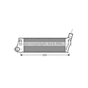 Köp Intercooler av PRASCO RT4316 till det låga priset 3031,95 kr