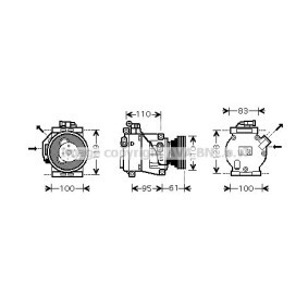 Klimakompressor RTK368 für RENAULT TRUCKS