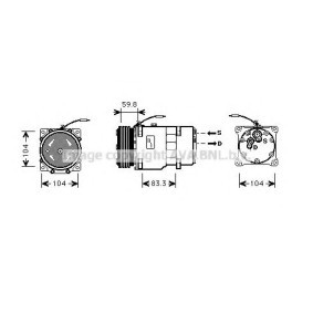 Klimakompressor RTK402 für RENAULT TRUCKS
