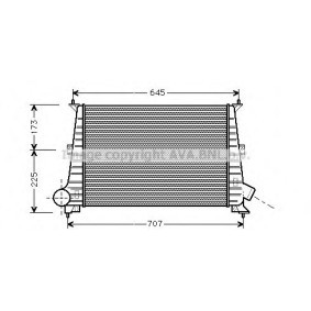 Köp Intercooler av PRASCO SB4047 till det låga priset 2711,12 kr