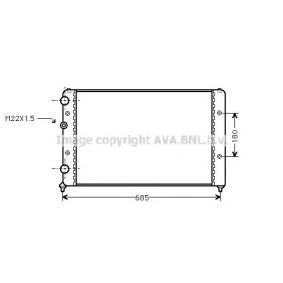 Achetez des Radiateur du moteur PRASCO ST2031 à prix pour 82,42 €