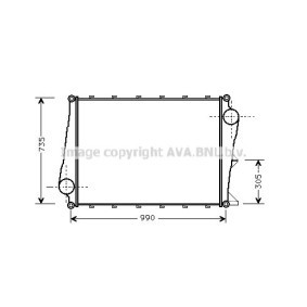 Köp Intercooler av PRASCO VL4021 till det låga priset 10498,12 kr