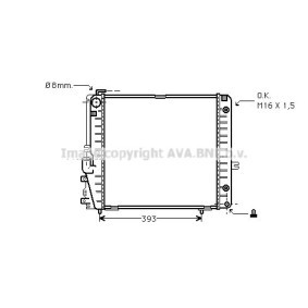Achetez des Radiateur du moteur PRASCO VW2104 à prix pour 90,84 €