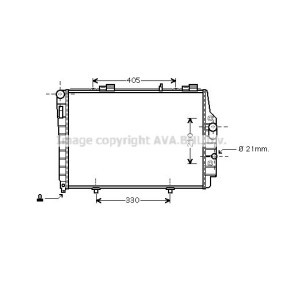 Achetez des Radiateur du moteur PRASCO VW2247 à prix pour 76,00 €