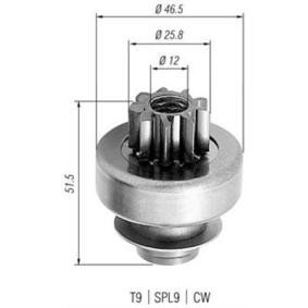 Achetez des Embrayage à roue libre démarreur de chez MAGNETI MARELLI en ligne pour 106 I 3/5 portes (1A, 1C) à prix modérés