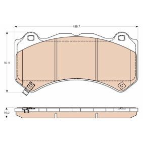 Compre Pastilhas de travão da TRW GDB4450 a um preço baixo por 84,42 €