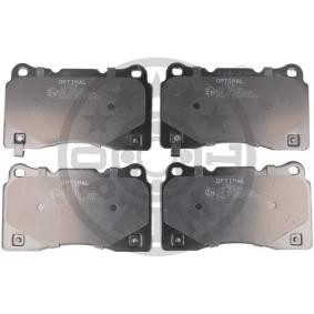 Acquista Kit pastiglie freni da OPTIMAL 12169 a buon mercato per soli 41,29 €