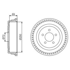 Osta Jarrurumpu BOSCH:llä 0 986 477 185 edullisesti hintaan 67,03 €