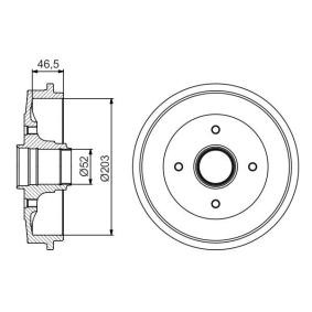 Bremstrommel 0 986 477 253 von BOSCH günstig für 129,85 € online kaufen