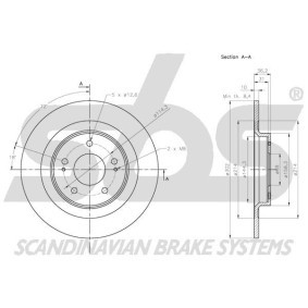 Bremsschlauch für KIA von sbs