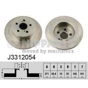 Achetez des Disque de frein NIPPARTS J3312054 à prix pour 41,40 €