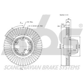 Bremsschlauch für LANCIA von sbs
