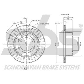Bremsschlauch für LANCIA von sbs