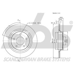 Bremsschlauch 1330853649 von sbs günstig für 5,55 € online kaufen