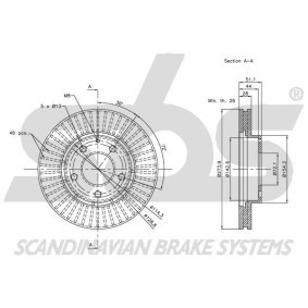 Bremsschlauch für VAUXHALL von sbs