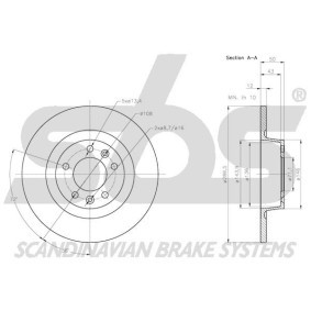 Bremsschlauch 1330854758 von sbs günstig für 9,39 € online kaufen