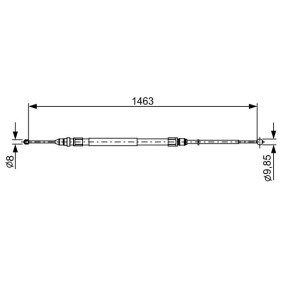 Handbremsseil 1 987 482 492
