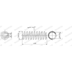 Acquista Molle ammortizzatori da MONROE SP1752 a buon mercato per soli 68,57 €