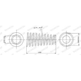 Acquista Molle ammortizzatori da MONROE SP3672 a buon mercato per soli 92,19 €