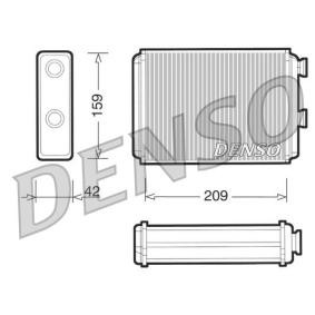 Acquista Scambiatore calore per riscaldamento abitacolo da DENSO DRR09071 a buon mercato per soli 54,55 €