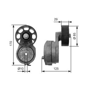 Compre Rolo tensor, correia trapezoidal estriada de GATES online para Defender SUV (L316) a preços moderados