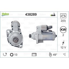 Köp Startmotor av VALEO 438289 till det låga priset 11423,51 kr