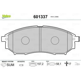 Acquista Kit pastiglie freni da VALEO 601337 a buon mercato per soli 47,09 €