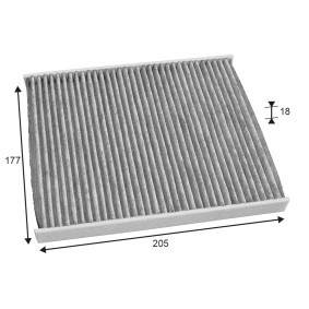 Innenraumfilter für ABARTH von VALEO