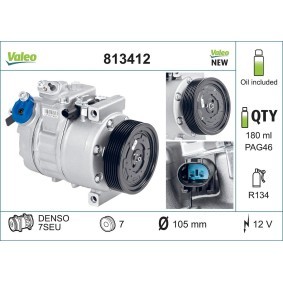 Acquista Compressore aria condizionata da VALEO 813412 a buon mercato per soli 305,47 €