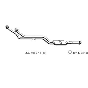 Vorschalldämpfer 375122