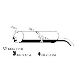 Acquista Marmitta da ERNST 501057 a buon mercato per soli 79,06 €