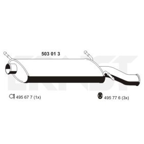 Acquista Marmitta da ERNST 503013 a buon mercato per soli 135,70 €