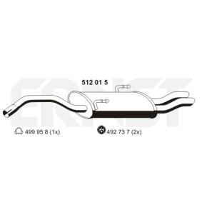 Endschalldämpfer 512015 für LANCIA