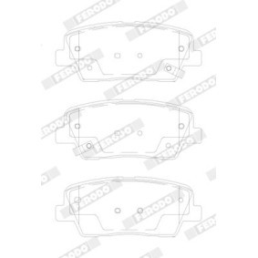 Acquista Kit pastiglie freni da FERODO FSL915 a buon mercato per soli 41,70 €